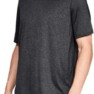 Under Armour Herren Kurzarm, grau/schwarz