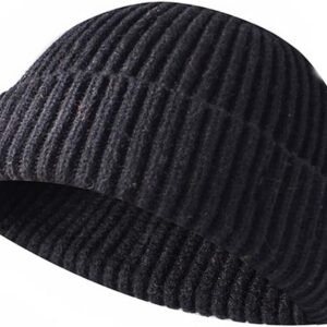 Jfan Unisex Retro Trawler Winter Beanie Hut Baseball Cap Streetstyle Trawler Beanie Watch Hut Rollup Edge Schädeldecke