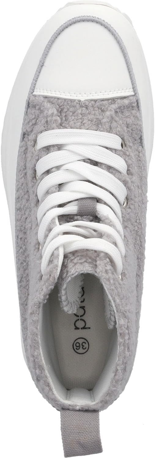 Palado Comino Frauen -Trainer, modische Plattform Casual Schuhe für Frauen, elegante Sportschuhe aus dem besten Stoff, komfortable niedrige Schuhe mit Ferse – Bild 6