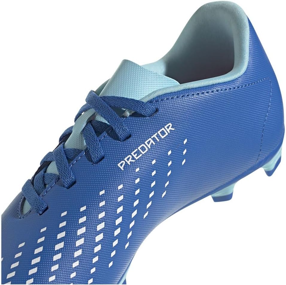 adidas unisex Kinderpredator Genauigkeit.4 FXG J Fußballschuhe (fester Boden), helles königliches Ftwr White Bliss Blue – Bild 7