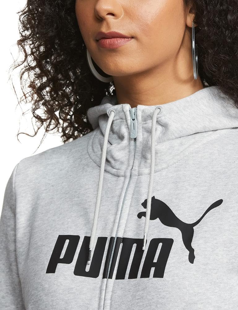 Puma Women's ESS-Logo Vollzeig-Hoodie FL Pullover – Bild 3