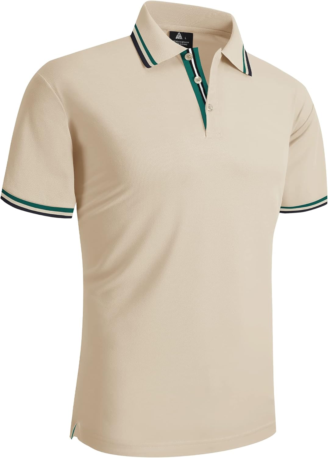 Herren Poloshirt Kurzarm Tennis Regular Fit Shirt Sport Schnelltrocknend Atmungsaktiv Polohemd Sommer Outdoor Golf T-Shirt – Bild 2