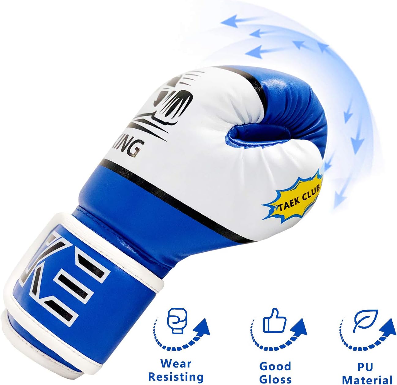 CKE Kinder Boxhandschuhe für Kinder Jungen Mädchen Jungen Jungen Teenager Kleinkinder Alter 5-12 Jahre Training Handschuhe für Punch Bag Kickboxing Muay Thai – Bild 3