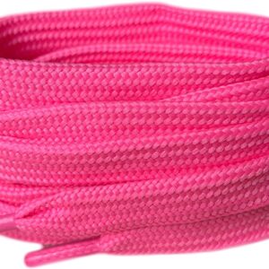 Flat Sneaker Shoelaces Neon Pink Idealer Ersatz für Erwachsene oder Kinder Trainer Sportschuhe Tanzschuhe Stiefel Shoelaces
