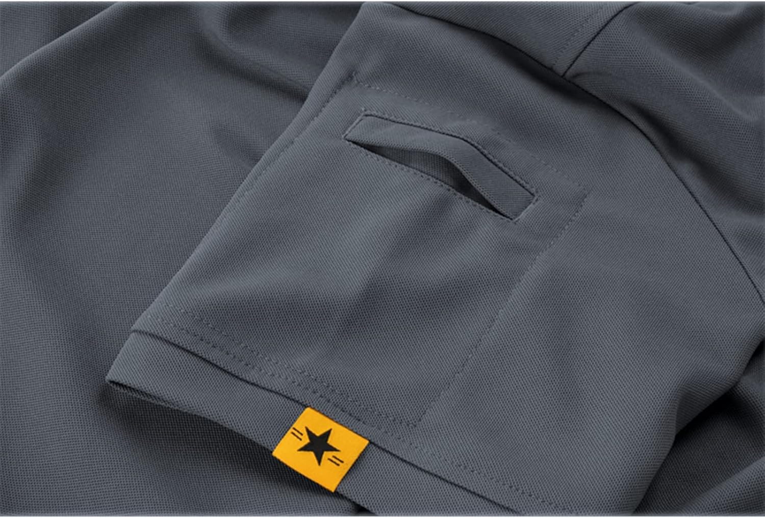 Polo-Hemden für Jacke, Kurzärmel, atmungsaktive, schnell trocknende Poloshirts, Tennis-Sommerknopf T-Shirts, ungezwungenes Sporthemd, einfache reguläre Fit-Golf-Polo-Shirt – Bild 4
