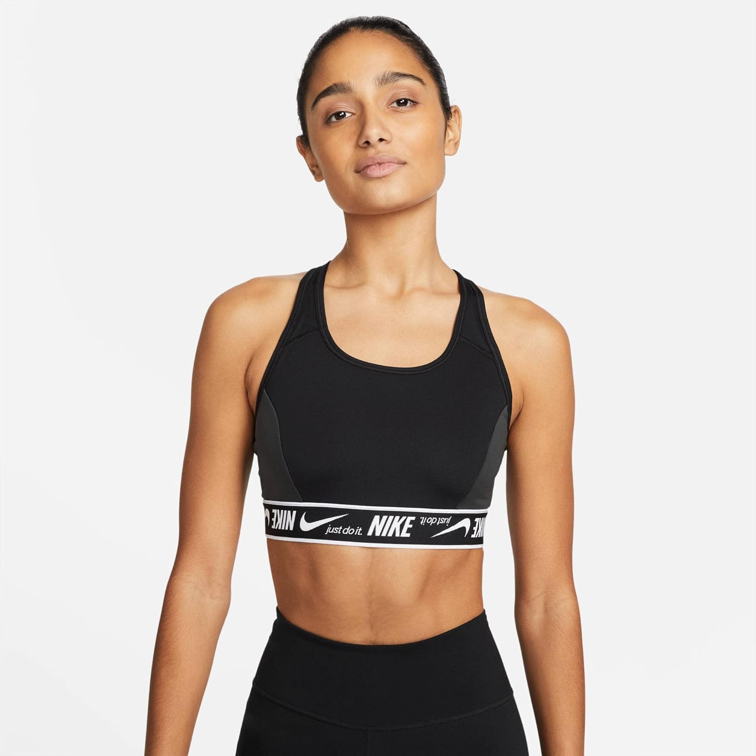 Nike Women's W NK DF SWSH Logo BH intimer BH – Bild 2