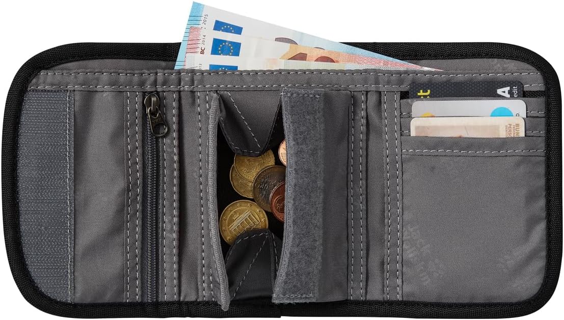 Jack Wolfskin Unisex Adult Mobile Bank Wallet, schwarz, eine Größe – Bild 2