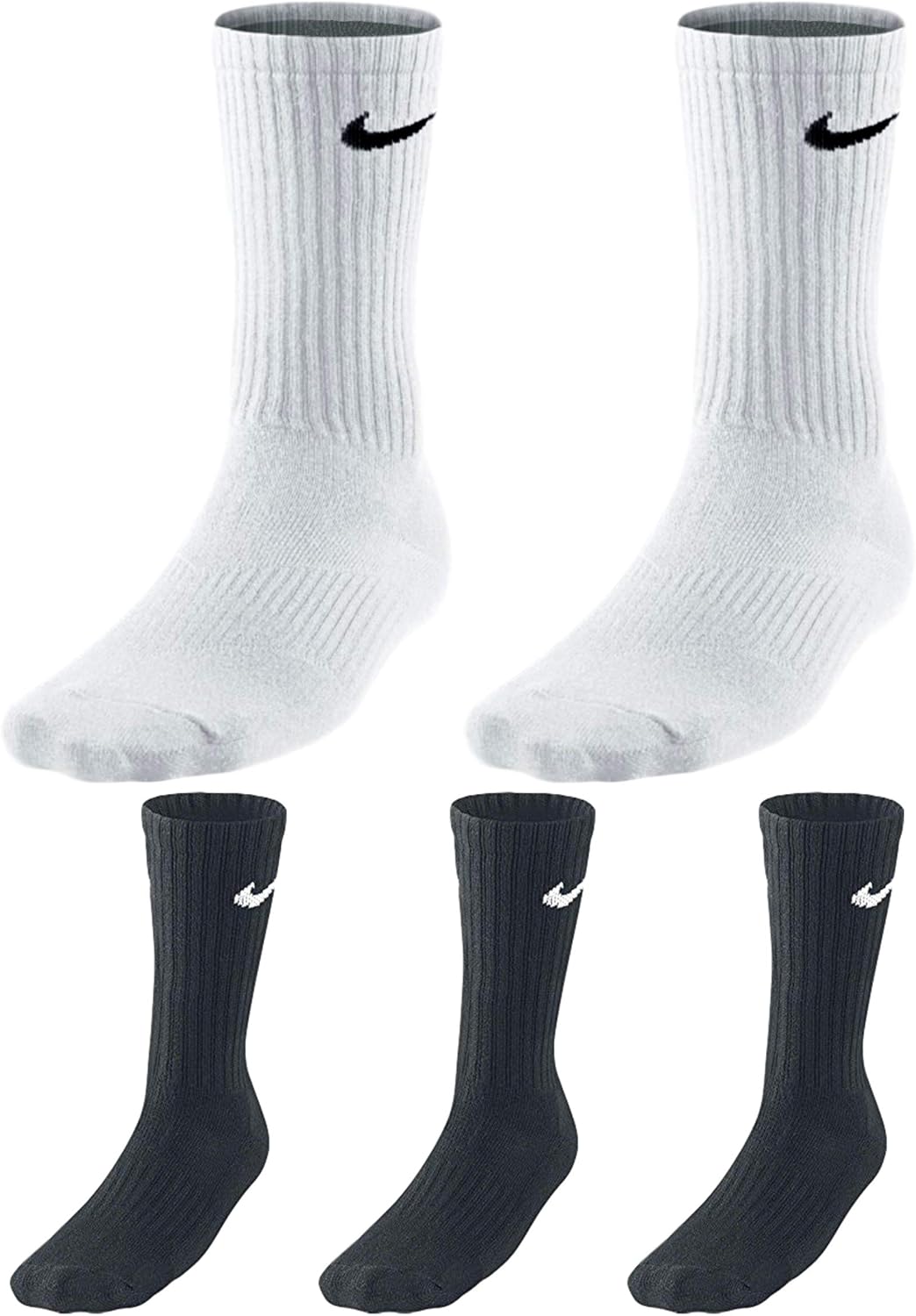 Nike Socks 5 Paare Männer -Frauenwirtschaft Set Tennis Socken Sportsocken Running Sockenpaketpaket Bündel – Bild 4
