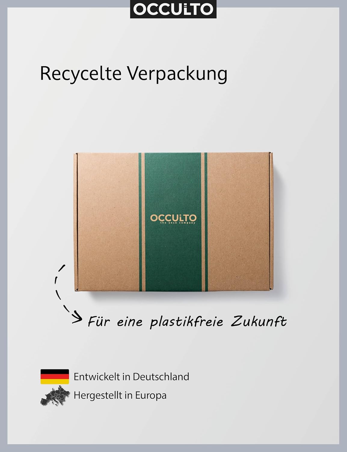 Occulto Lederpatch Winter Mütze Hut – Bild 7