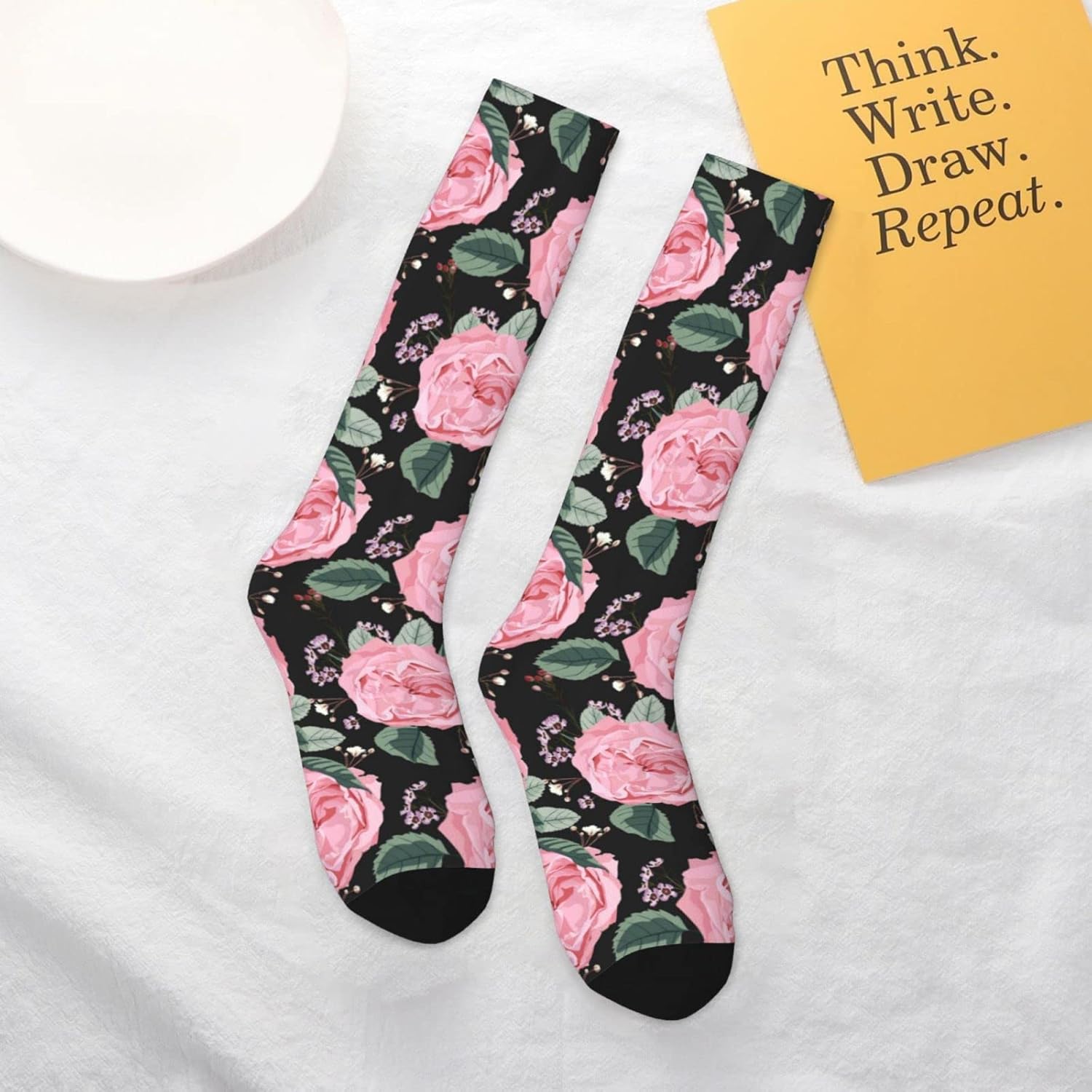 Buytruew Unisex Novelty Crew Socken, Gartenrosen, lässig, lustig, verrücktes Kleid, Socken für Männer und Frauen – Bild 7