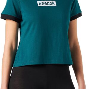 Reebok Damen Te Linear Logo Slim Tee Unterhemd