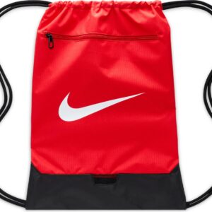 Nike Brasilia DM3978 9.5 Trainingsbeutel (18 Liter), Universität Rot/Schwarz/Weiß, Sport, Sport