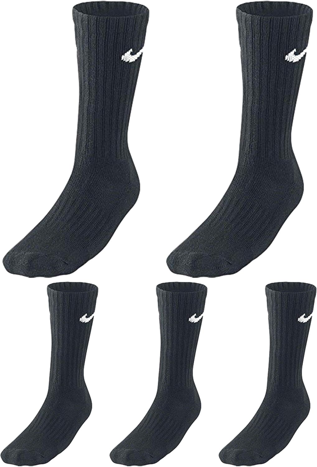 Nike Socks 5 Paare Männer -Frauenwirtschaft Set Tennis Socken Sportsocken Running Sockenpaketpaket Bündel – Bild 3