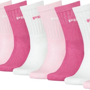 Puma Tennis Socken Crew Kinder Tennis -Socken Sportsocken Unisex für Mädchen und Jungen 9 Paare