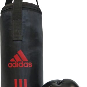 adidas adibacjp Kinderpunschbeutel Boxing Set schwarz / rot 43 x 19 cm