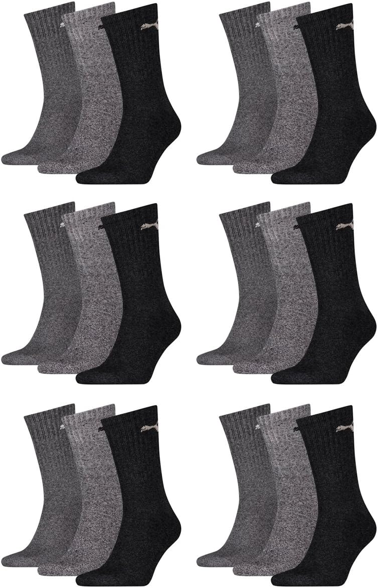 Puma Unisex Sports Socken, 207 Anthrazit / Grau