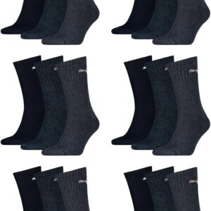 Puma Sport 3 Paare lange Sportsocken, Unisex Adult Sport, 3 Paare (Puma Sport 3p) – Marine, Größe: 47-49