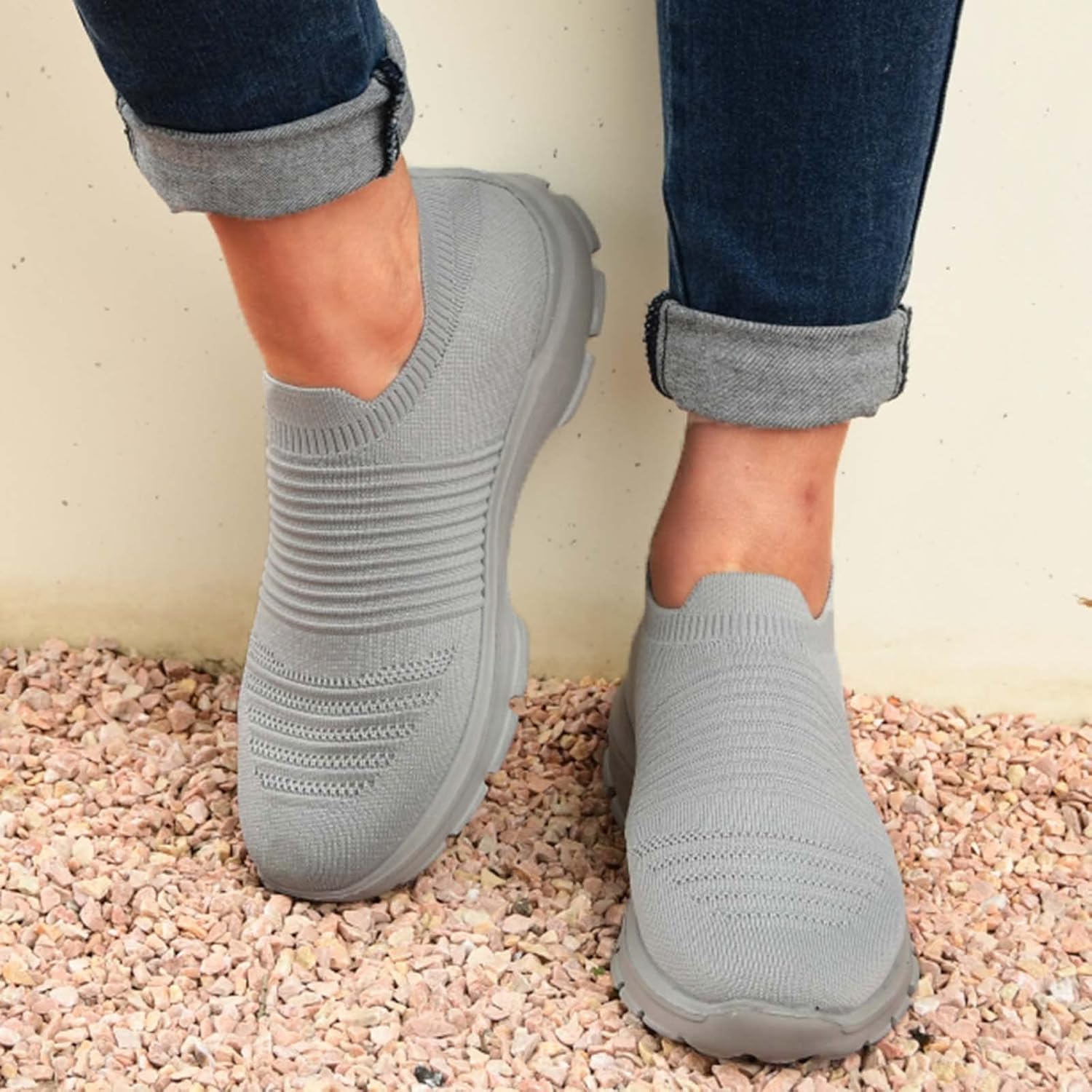 Schuhe Frauen-Trainer Sportschuhe Tennis Wanderung Leichtes Frauen-Trainer Sportschuhe Trainer Frauen-Trainer Non-Rutsch-Jogging-Sneaker lässige Barfußschuhe Walking Sneakers – Bild 2