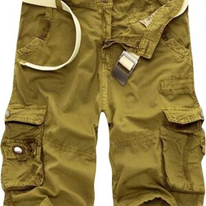 Shorts Herren 2025 Sommer Kurzfrachthosen Klassiker Cut Cargo Shorts Wandershorts Leichte atmungsaktiv