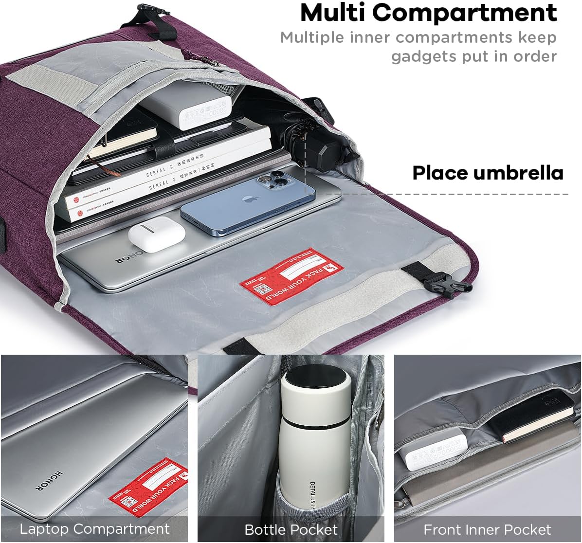 Oiwas Frauen Messenger -Tasche – Bild 2