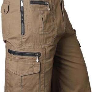 Taktische Hose Herren Military Cargo Shorts Classic Cut Cargo Shorts Multi Taschen Wandershorts Herren Sommer Outdoor Sportshorts Leicht atmungsaktiv