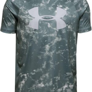 Under Armor Boys Tech Big Logo bedruckt kurzes Turnhalle T-Shirt Long Sleeve