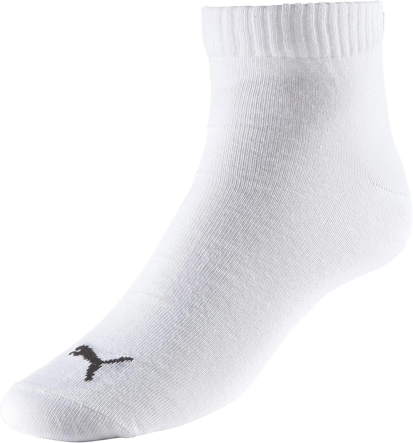Puma Unisex Quarter Socken (Packung von 3) (Puma Quarter Plain 3p) - Weiß (weiß 300), Größe: 35 – Bild 4