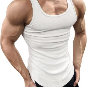 Herren-Tanktop bequeme ärmellose atmungsaktive Hemd Fitness Achselhemd Hemd Leichtes Muskelhemd Schnelltrocknen im Fitnessstudio ärmellose klassisches funktionales Hemd Sport laufende Hemd Outdoor-Tanktop Top Top