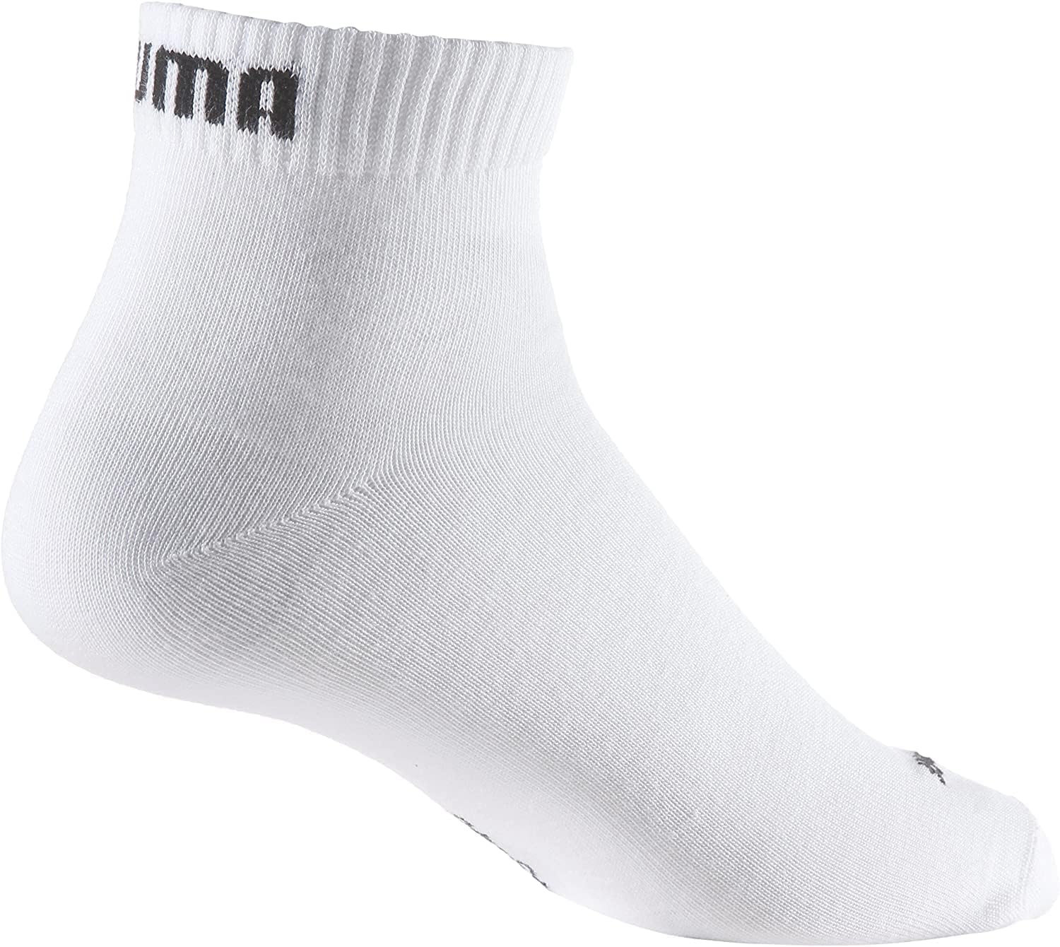 Puma Unisex Quarter Socken (Packung von 3) (Puma Quarter Plain 3p) - Weiß (weiß 300), Größe: 35 – Bild 2
