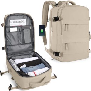 SZLX Large Travel Backpack Damen -Handgepäck -Rucksack für Frauen, Wanderrucksack wasserdichte Outdoor Sports Rucksack Casual Daypack School Tasche mit 14 -Zoll -Laptop mit Schuhfach und Laptop -Fach.