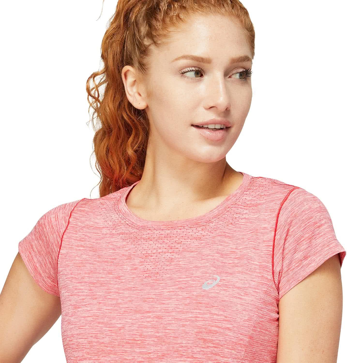 ASICS RACE 2021 Frauen kurzärmeliges Running-Shirt Pink, Pink – Bild 3