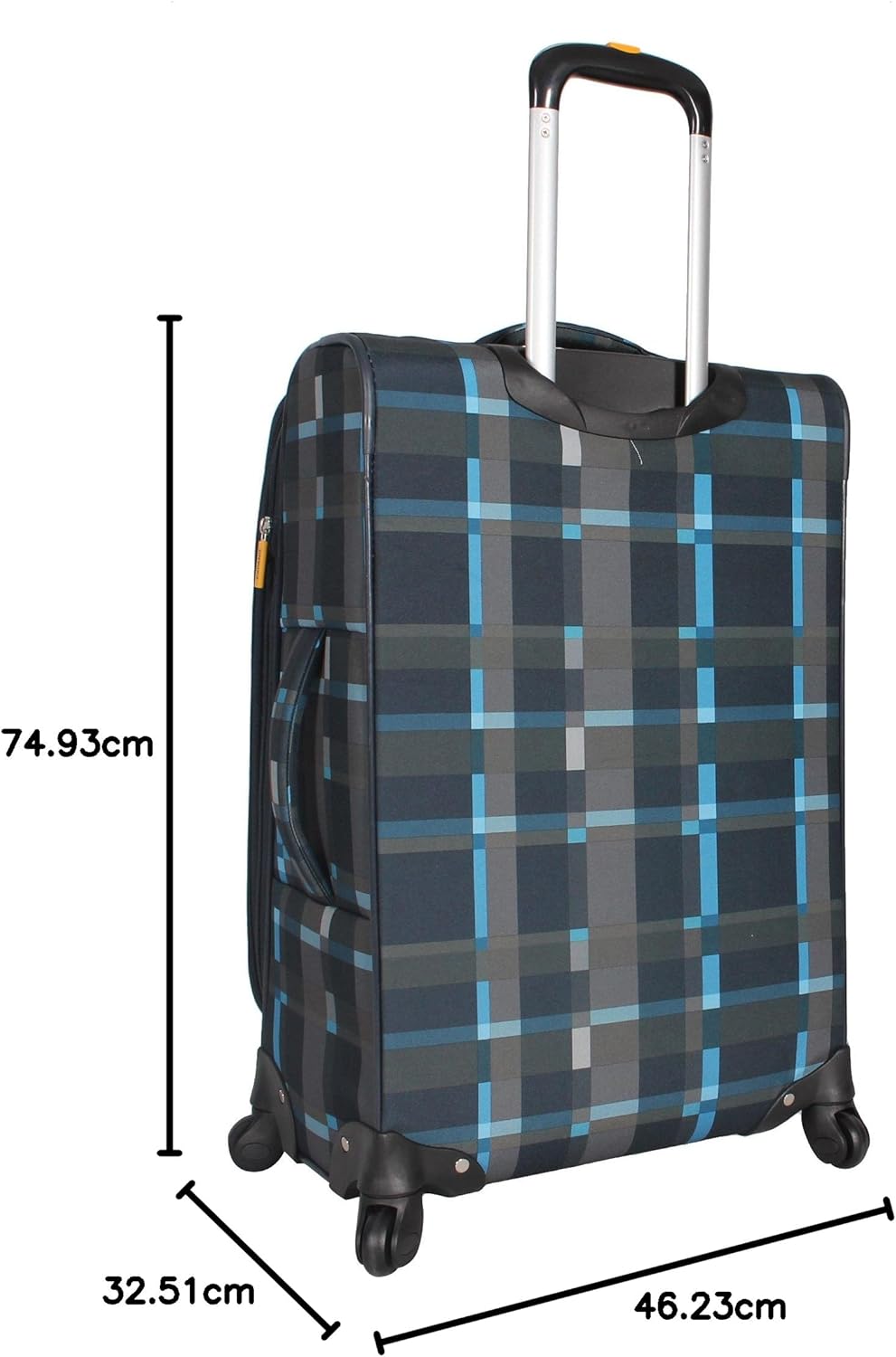 Lucas Designer -Gepäckkollektion - Erweiterbarer 28 -Zoll -Weichbeutel - Hochleistungsgrarer, ultraleichter Koffer mit 8 Rädern Drehrädern – Bild 8