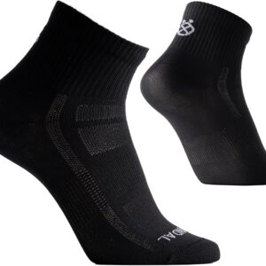 Performance Low Crew Running Socken, 2 Paar Trainingssocken, atmungsaktiv und leicht, Feuchtigkeitsdocht mit Polsterung, für Männer und Frauen