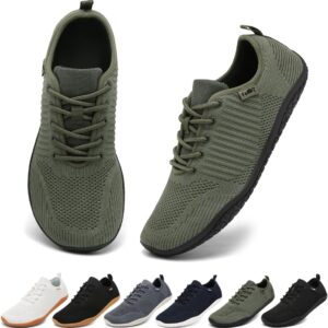 Geweo Barefoot Schuhe Frauen Männer barfuß Schuhe Laufschuhe Barfuß-Trainer Wide Zeh Design Leicht atmungsaktives Nicht-Schlupf-Größe 37-47