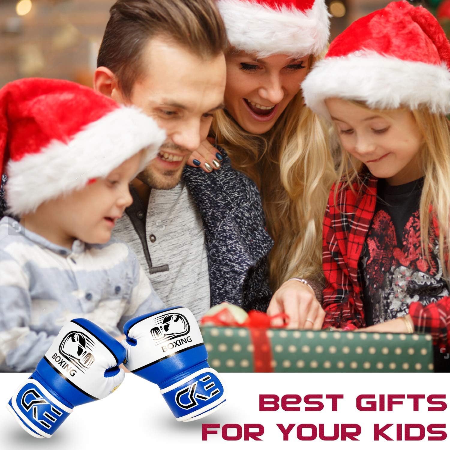 CKE Kinder Boxhandschuhe für Kinder Jungen Mädchen Jungen Jungen Teenager Kleinkinder Alter 5-12 Jahre Training Handschuhe für Punch Bag Kickboxing Muay Thai – Bild 6