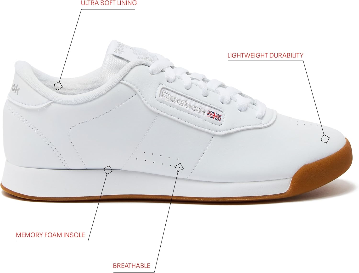 Reebok Princess Womens Classic Pantoffeln – Bild 3