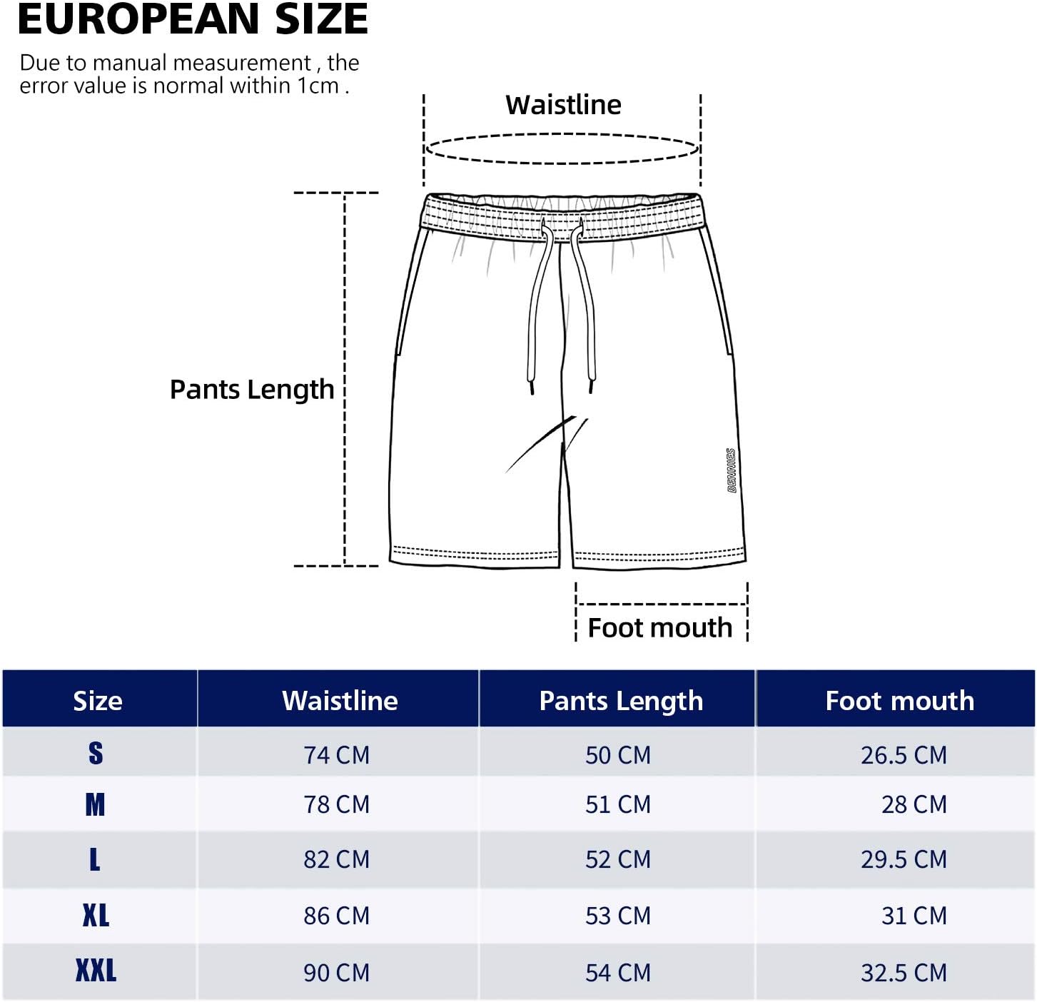 Schwimmstüle Männer Schwimmshorts Herren Sportshorts Bademodebrett Shorts Schnelltrockne Shorts Schwimmshorts Freizeithose mit Kordelschwimmsurfen Wasser Sport Travel Summer Blue Blau – Bild 7