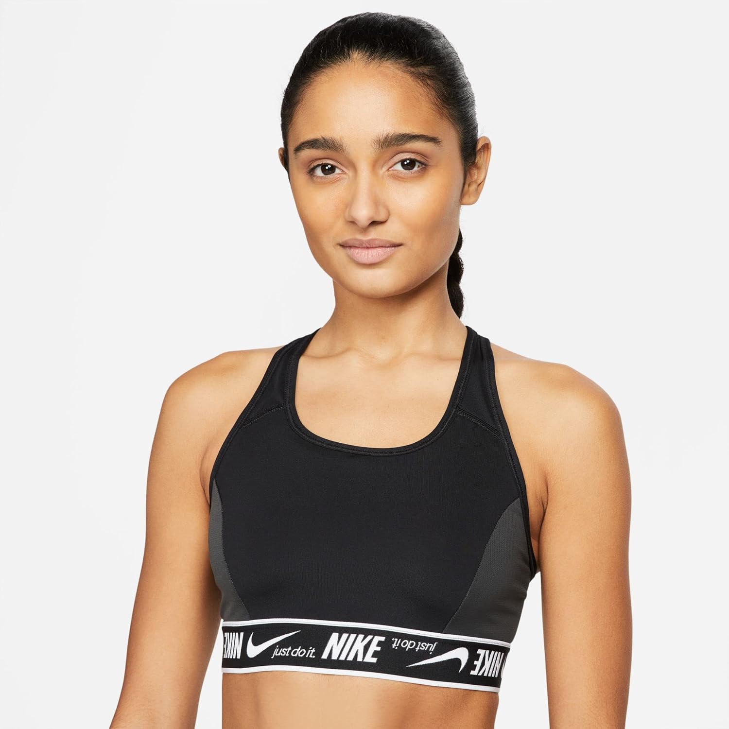 Nike Women's W NK DF SWSH Logo BH intimer BH – Bild 5