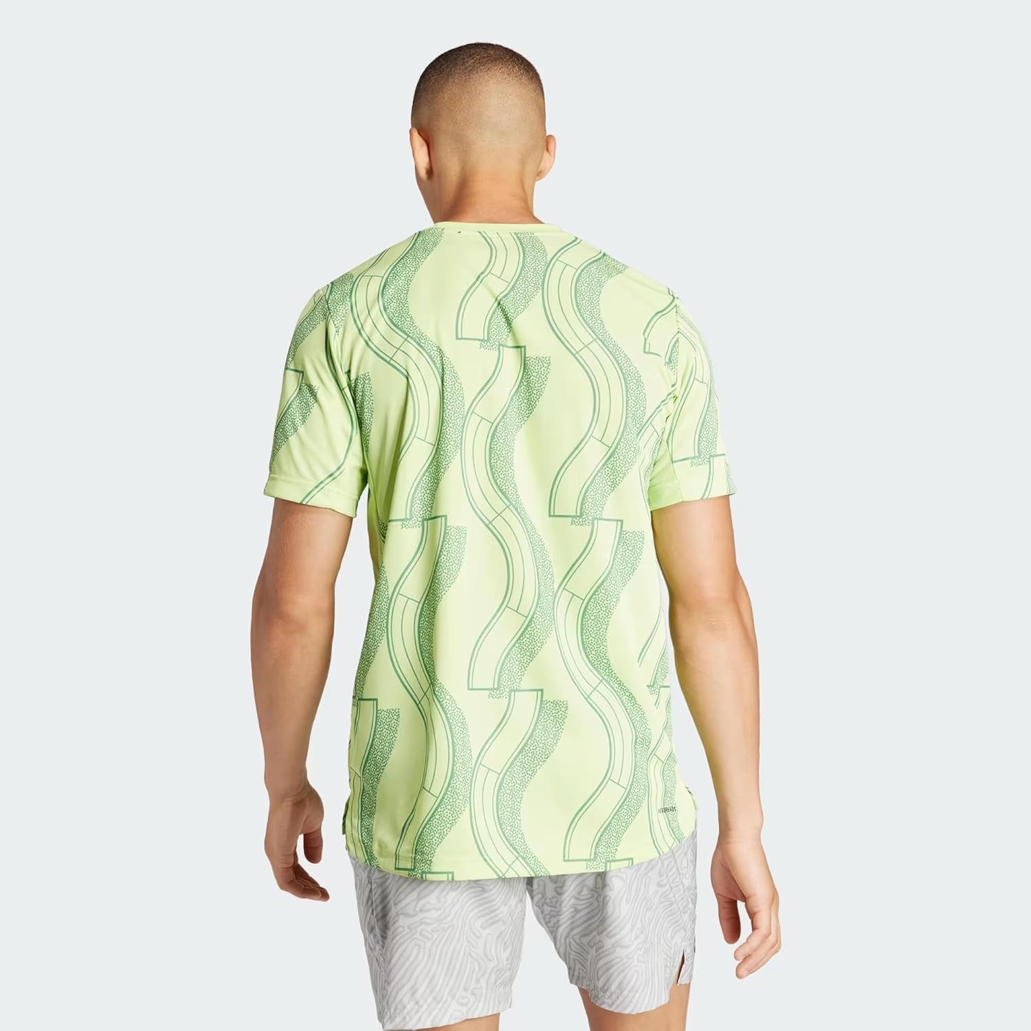 adidas Herren Club Tennis Grafik Tee T-Shirt – Bild 2