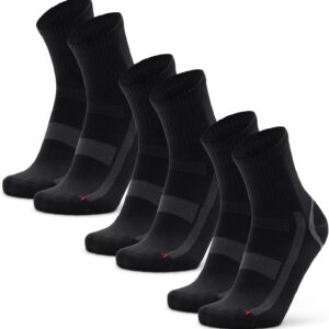 Dänische Ausdauerquarter-Profi-Sportsocken (3 | 5 Paare), Schweißschläger, atmungsaktives und Anti-Blister, Unisex, für Männer und Frauen