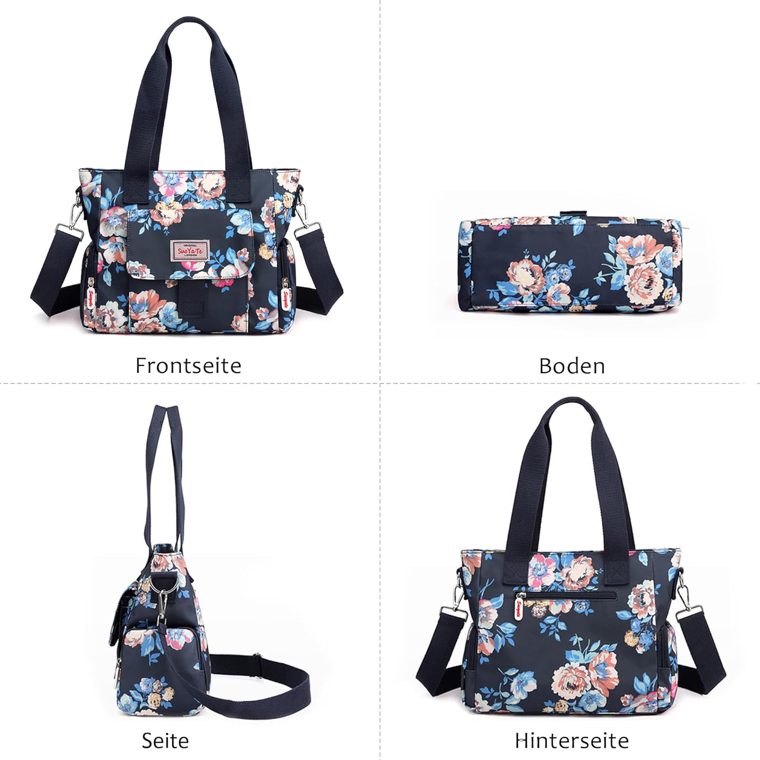 Handtaschen, Damen -Käufer -Umhängetasche, Modemuster, große Umhängetasche, Frauen wasserdichte Handtaschen mit mehreren Taschen – Bild 6