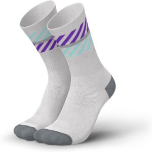 Unbekämpfungspuren dünne Merinosocken lange, atmungsaktive Sportsocken mit Anti-Blister-Schutz, 40% Wärme isolierende Merinowolle, Herbst- und Frühlingssocken, Wander- und Fahrradocken