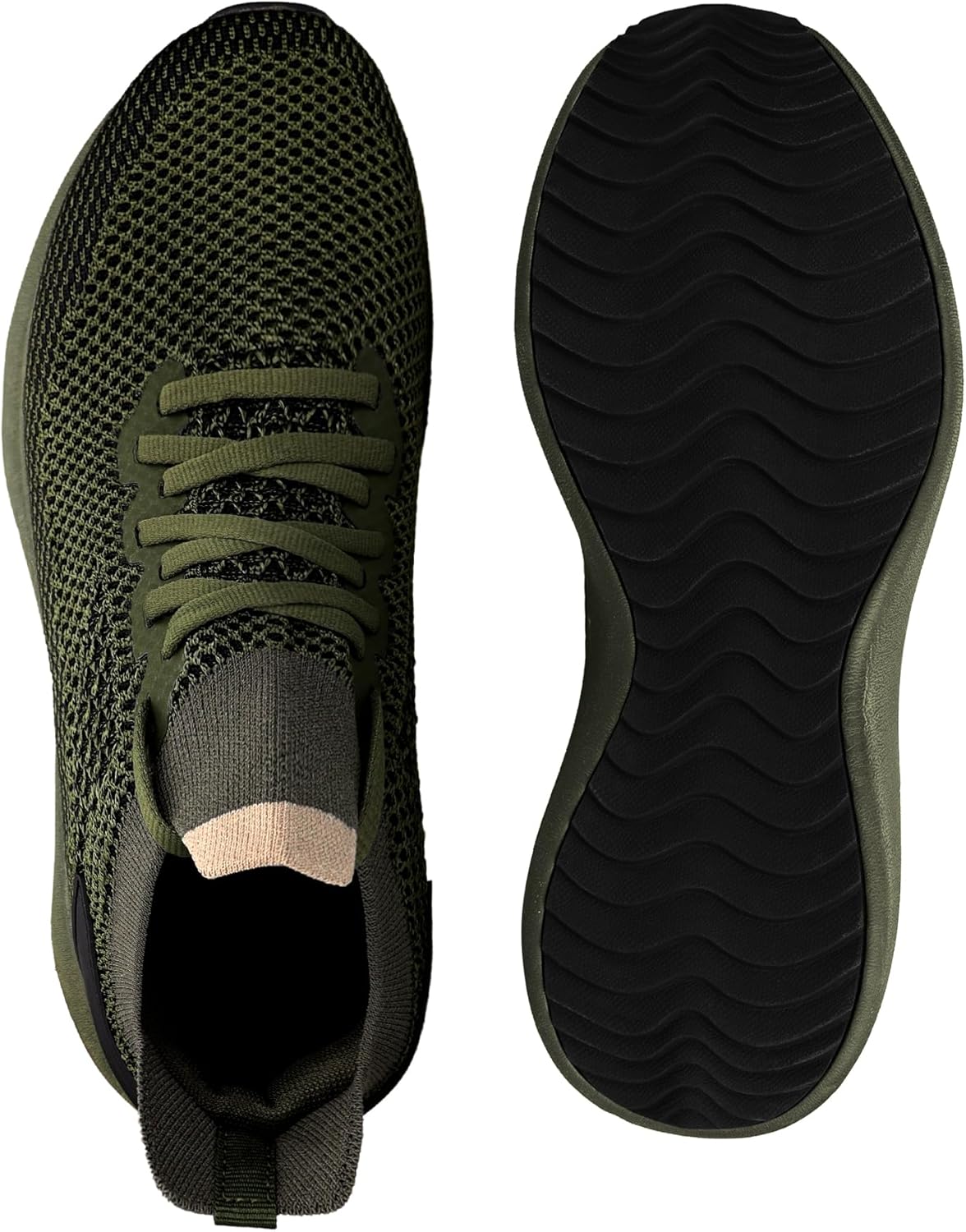 Giniros Schuhe Herren -Trainer Sportschuhe Trainer Running Tennisschuhe Leisure Road Running Schuhe Modes Leichtes atmungsaktives Slip auf Fitness Fitnessstudio Jogging Schuhe – Bild 5