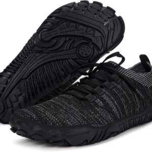 Eagsouni Barfußschuhe, minimalistische Frauen/Männer -Laufschuhe, leichte atmungsaktive Trail-/Laufschuhe, Fitnessschuhe, Zero Drop, breite Zehenschachtel