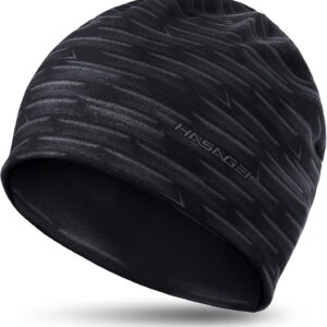 Hasagei Running Hut Männer Frauen Radsporthut unter Helm Mütze Kaltes Saison warmer Sporthut Antistatische gedruckte Hut für Freizeitaktivitäten Jogging Travel Ski Mountaining Radsport