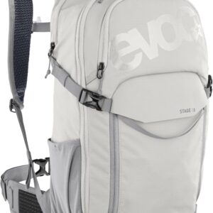 EVOC STAGE 18, Backpack (verstellbare Schultergurte durch BRACE LINK, AIR FLOW CONTACT SYSTEM, inkl. Trinkblasenfach, Werkzeugfach und Komprimierungsgurte, One Size)