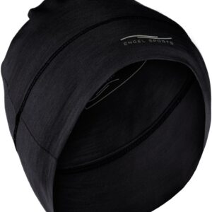 Engel Sport Unisex Pocket Hut – Bio -Wolle/Seide Schwarz