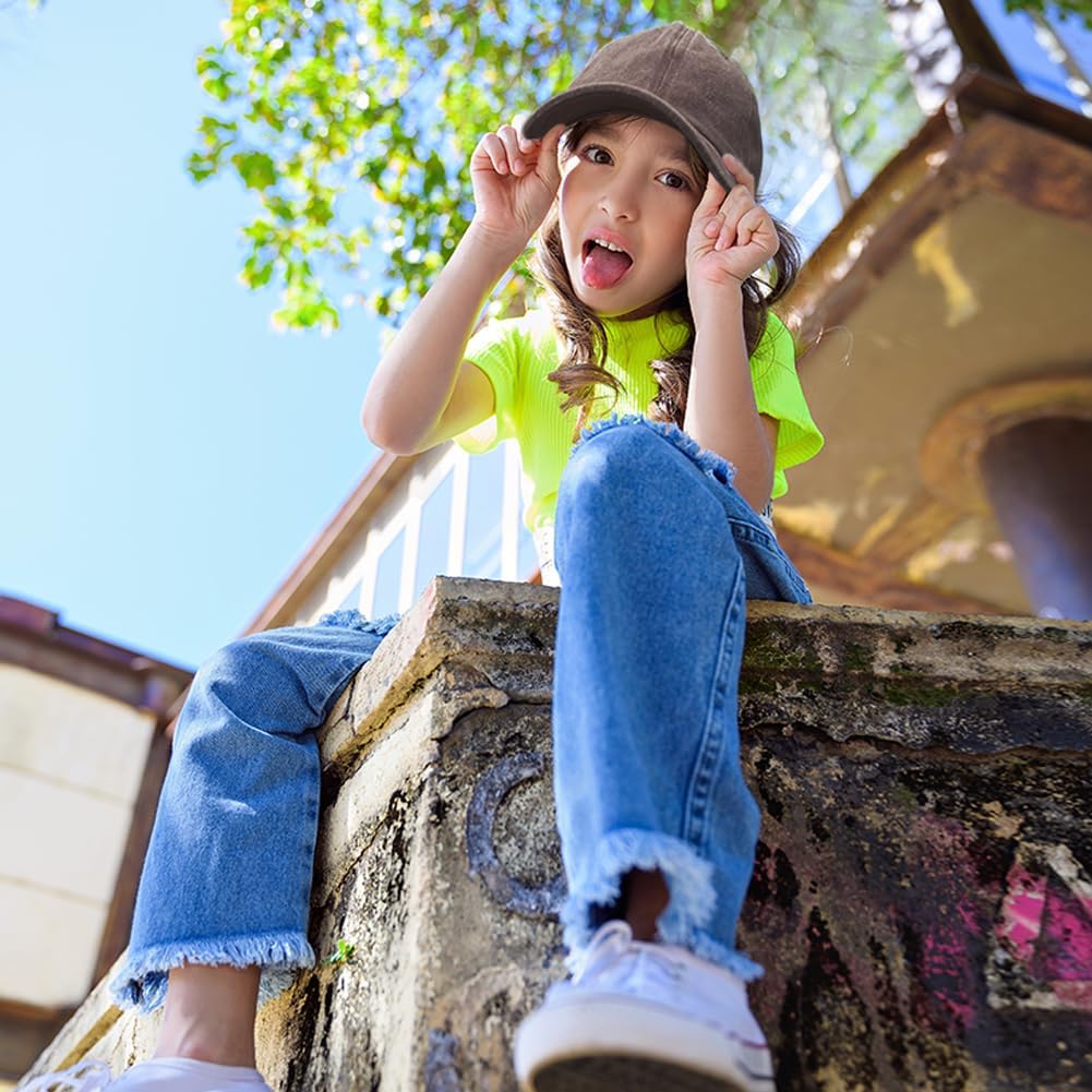 Sporgard Jungen Mädchen verstellbar bequeme Baumwollschaltkappe Baseballkappe für Kinder Cap Sun Protection Sun Hut Verstellbare Baseballkappe Hut Outdoor – Bild 2