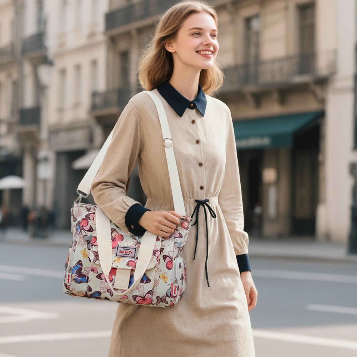 Handtaschen, Damen -Käufer -Umhängetasche, Modemuster, große Umhängetasche, Frauen wasserdichte Handtaschen mit mehreren Taschen – Bild 2