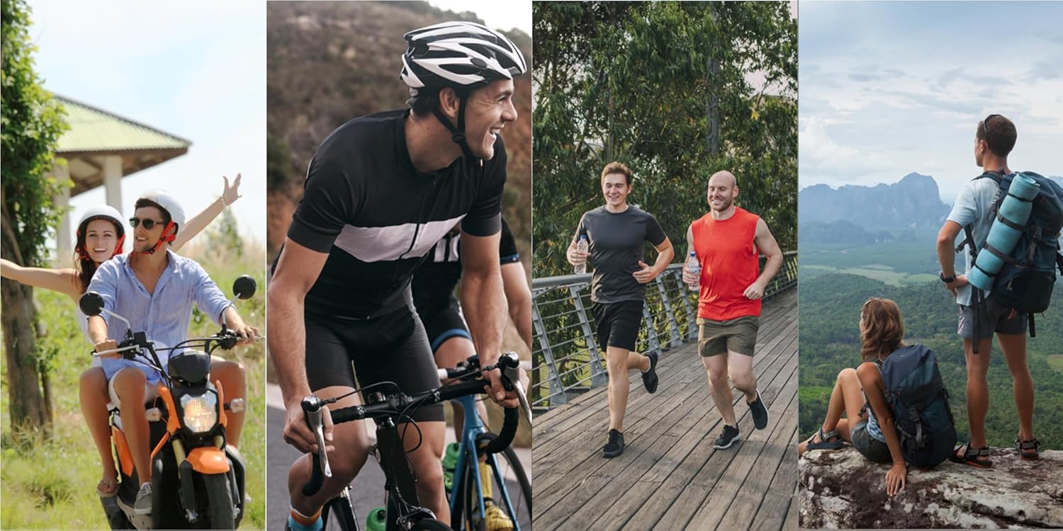 Cycling Helmet Summer Hat Headwear Cycling Hat Men's Lightweight Quick-Drying Cycling Jogging Rowing Motorcycle – Bild 5